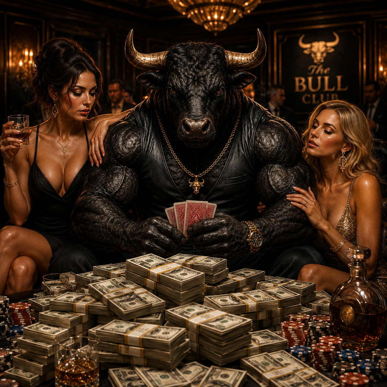 The Poker Bull at the Bull Club