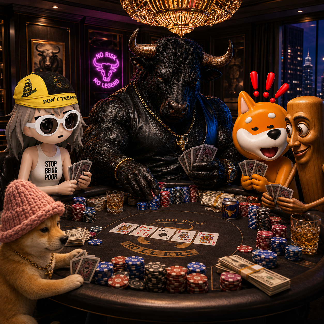 The Poker Bull poker table